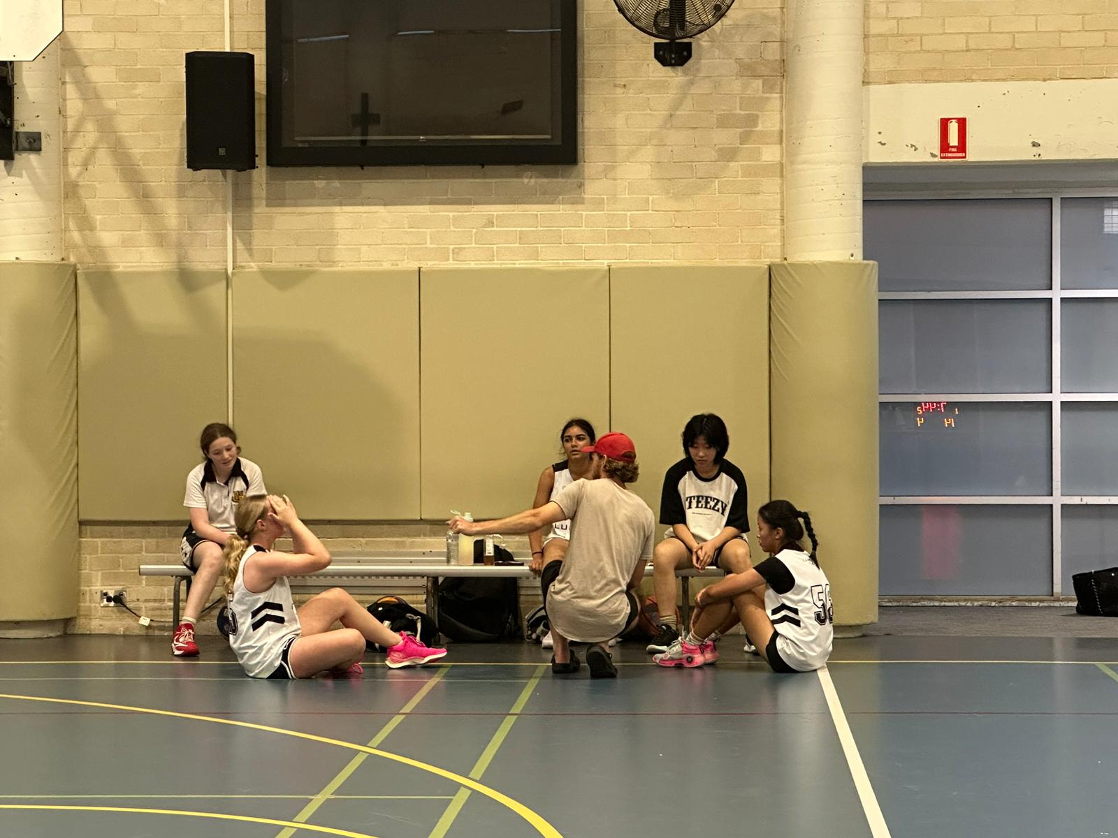 Basketball players training at NCIE Redfern