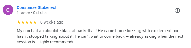 Google review from Constanze